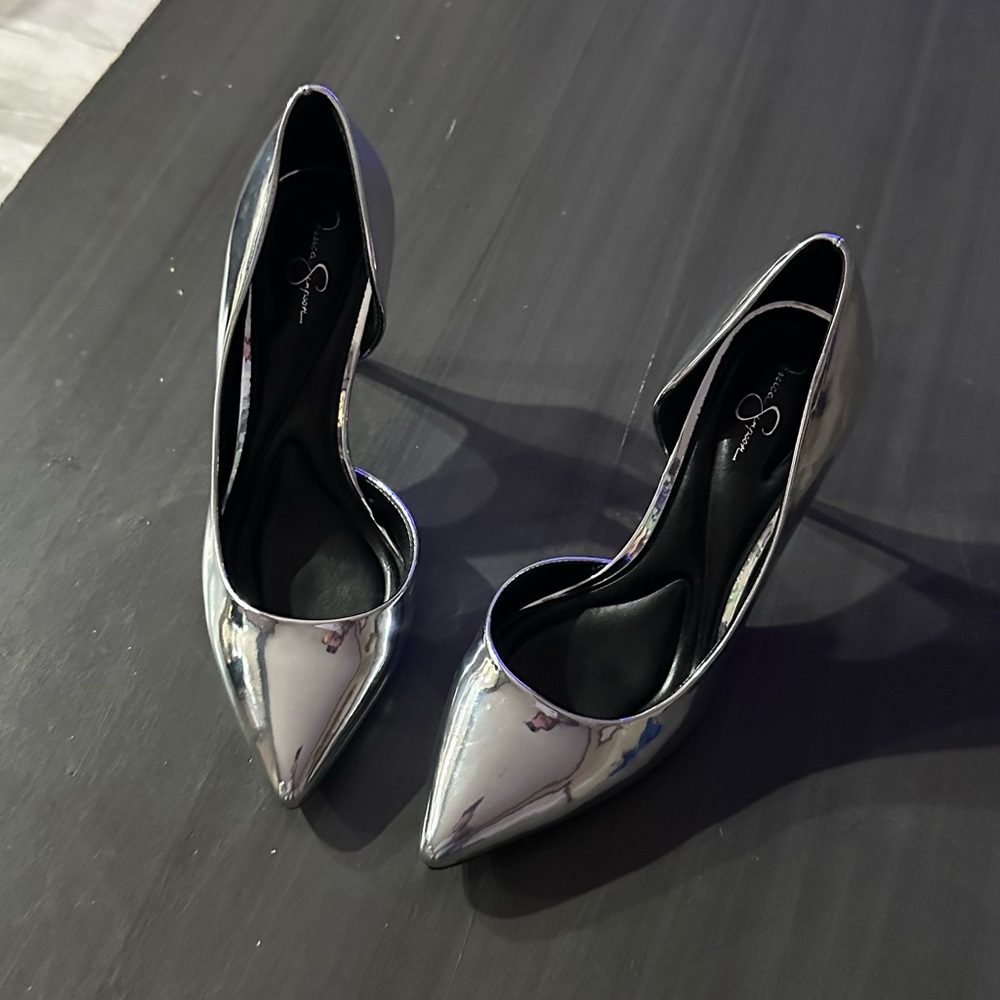 Silver Women's Heels